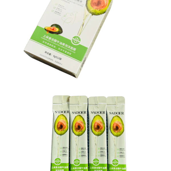 Original SADOER Avocado Complex Acid Foam Mask (12 Pcs) Price in BD