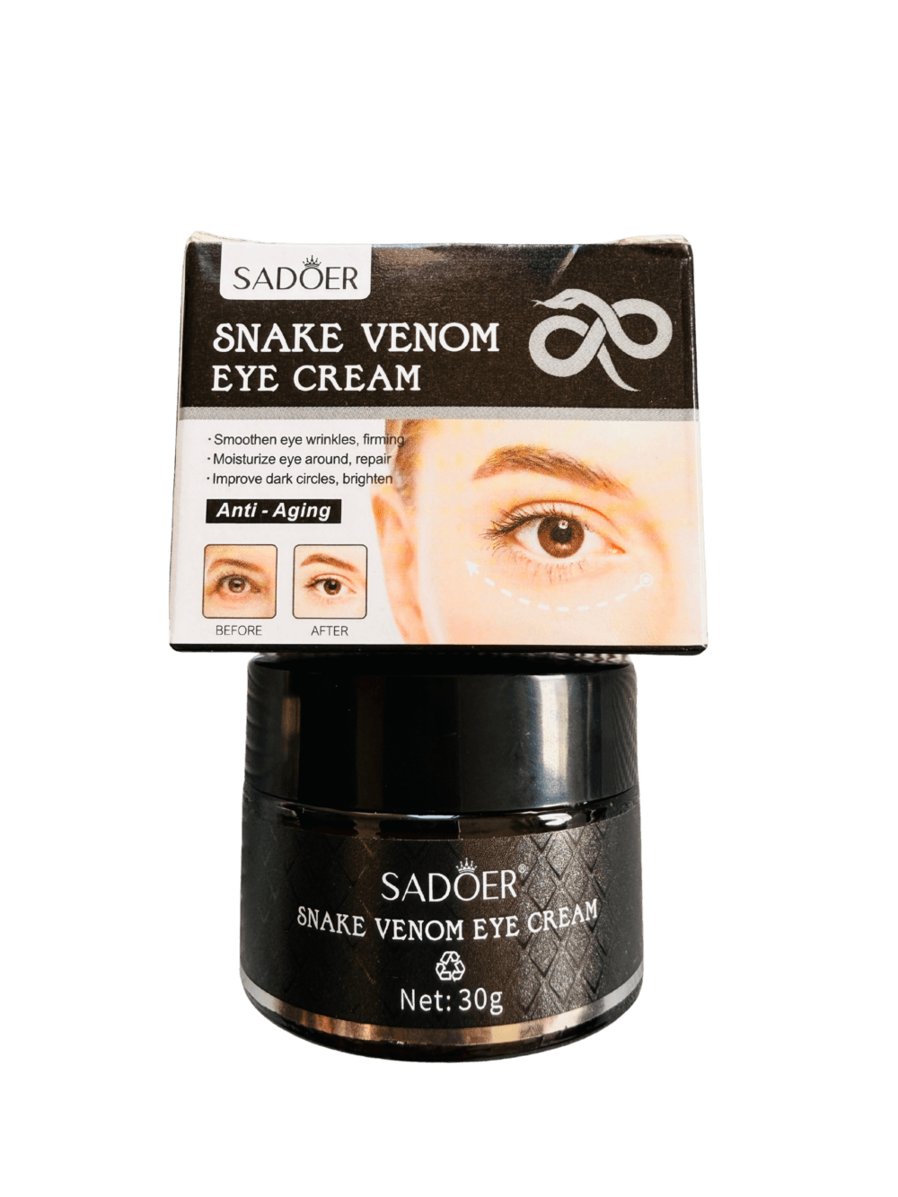 sadoer-snake-venom-eye-cream-bd Original SADOER Snake Venom Eye Cream (30g) Price in BD - Anti-Aging - Image 1