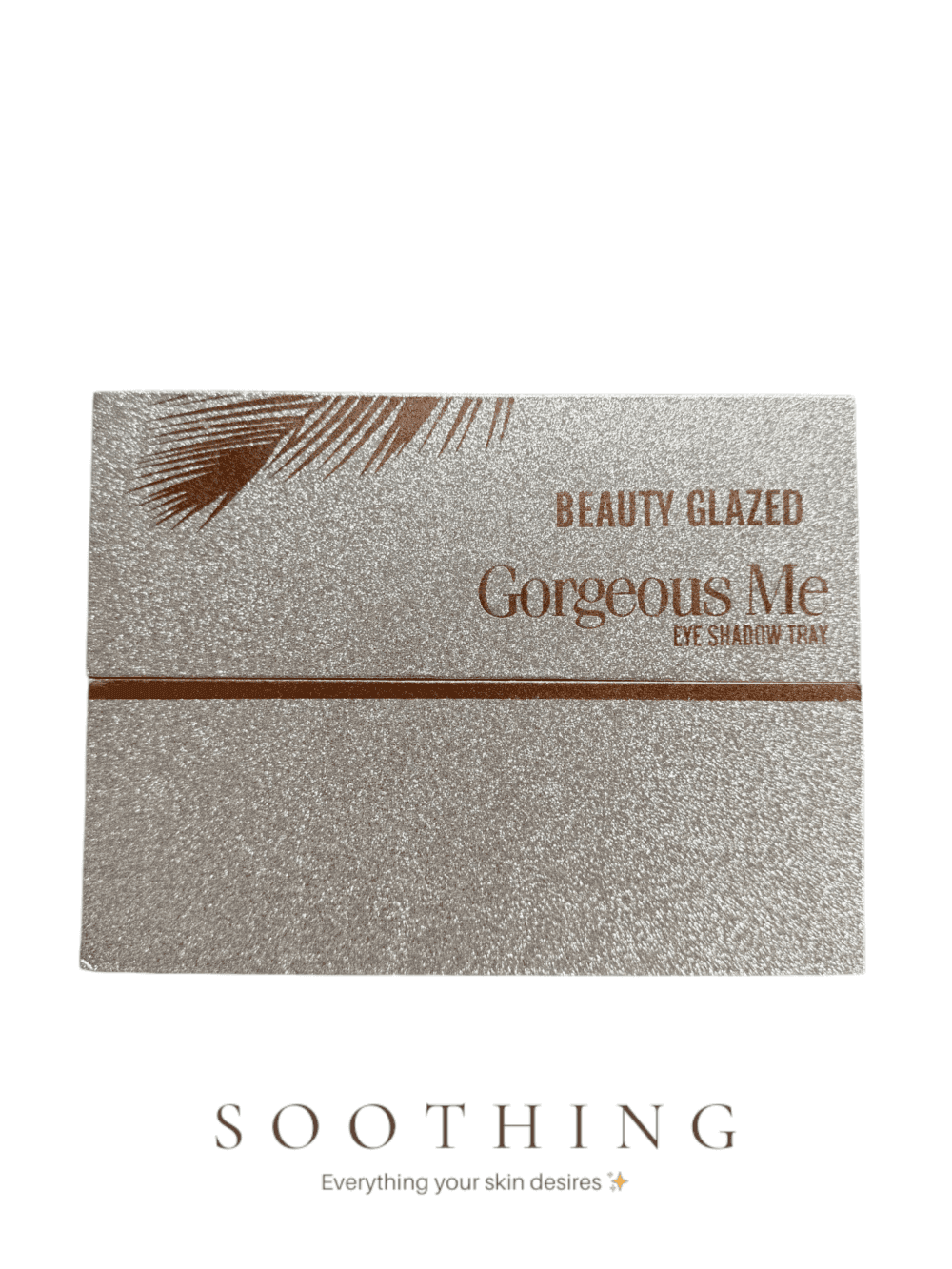 BEAUTY GLAZED Gorgeous Me eyeshadow tray collection silver glitter packaging professional makeup BEAUTY GLAZED Gorgeous Me Eyeshadow Palette | 63 Matte Colors in 3 Coordinated Trays | Professional Makeup Artist Collection for All Skin Tones - Image 1