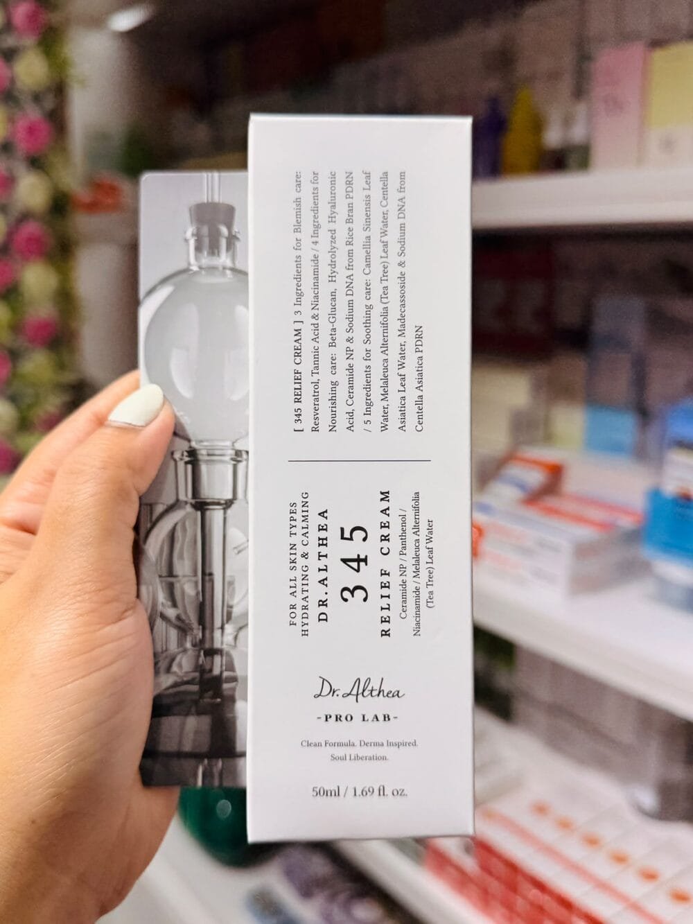 Dr. Althea 345 Relief Cream 50 ml front packaging Dr. Althea 345 Relief Cream 50ml - Image 1