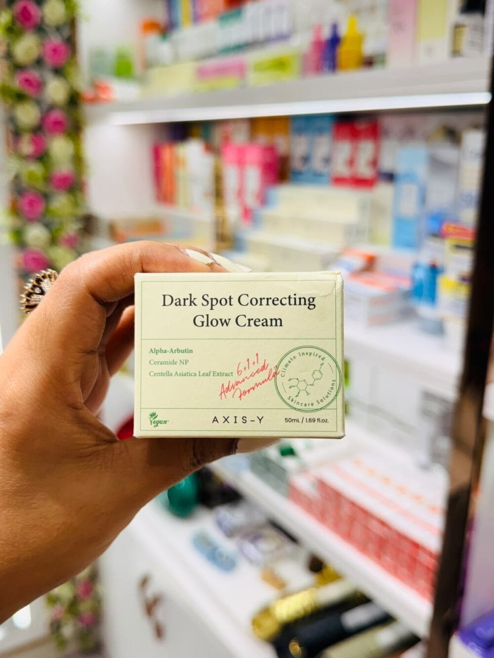 axis-y-dark-spot-correcting-glow-cream-50ml-front AXIS-Y Dark Spot Correcting Glow Cream 50ml - Image 1