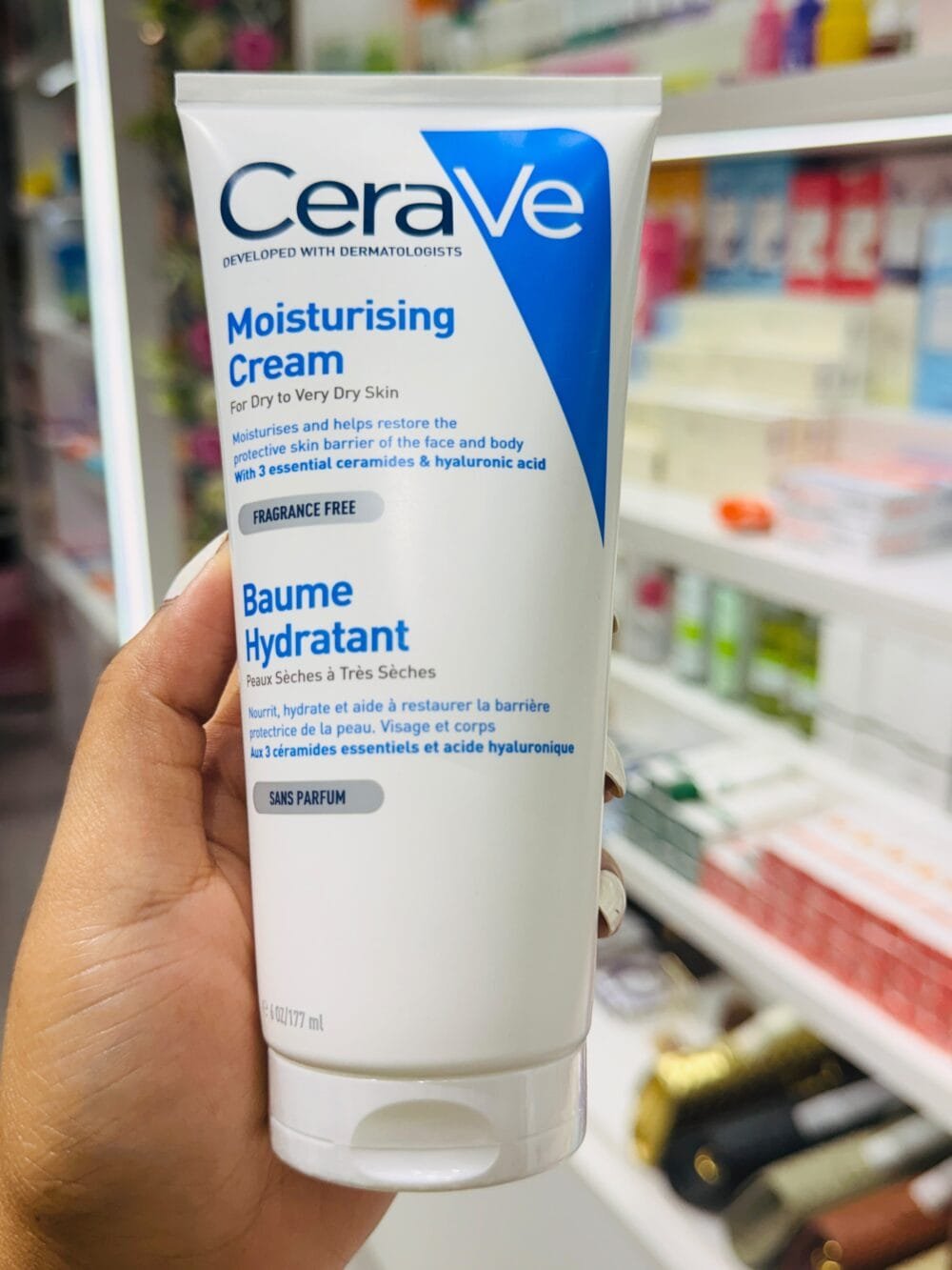cerave-moisturising-cream-177ml-front CeraVe Moisturising Cream 177ml (Tube) - Image 1